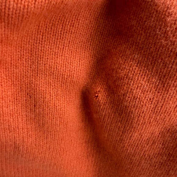 Sporty & Rich Vibrant Orange Crewneck Sweater - Picture 3 of 3